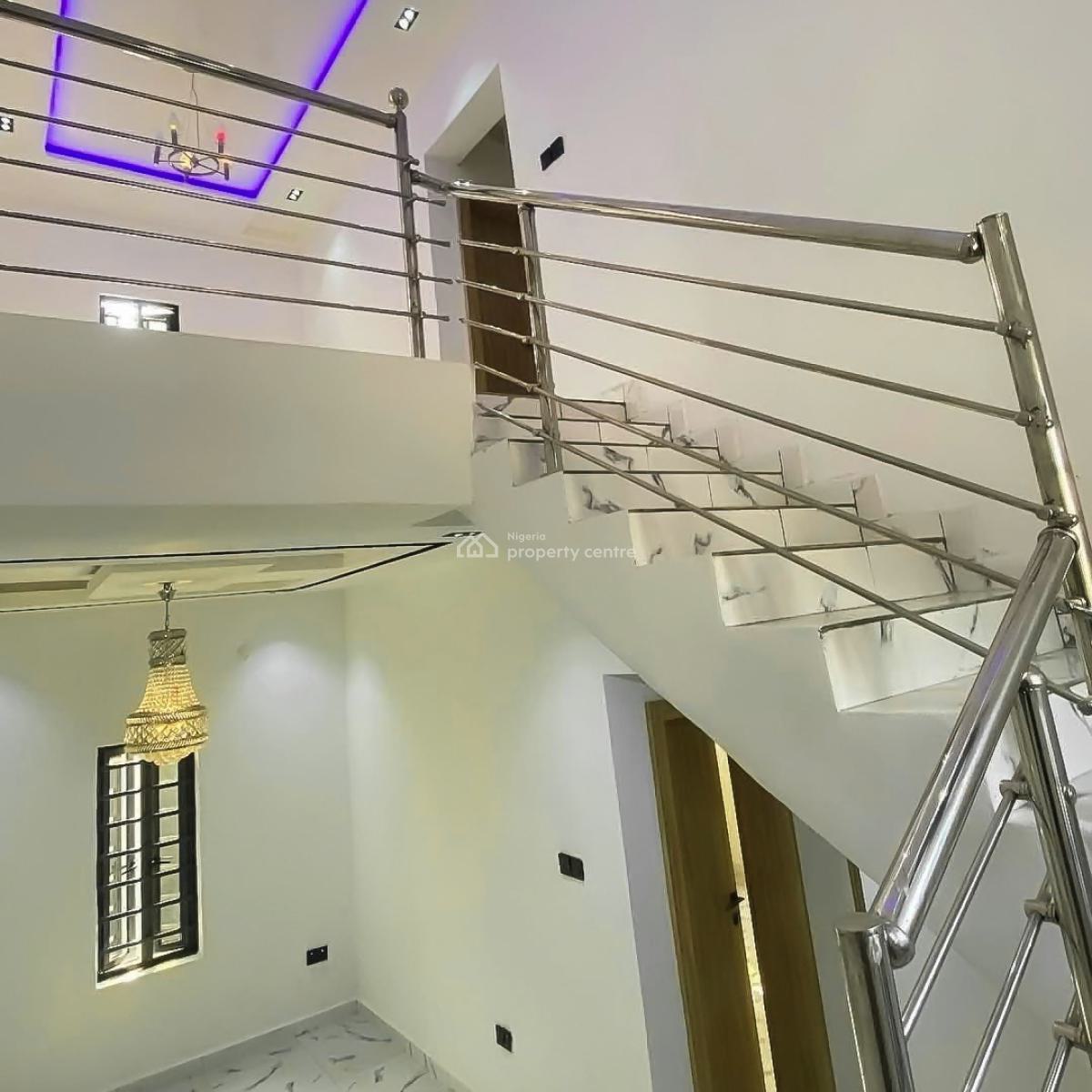 Contemporary 4 Bedroom Duplex with a Bq in a Secure Vicinity, Akwaka, Rumuodomaya, Port Harcourt, Rivers, Detached Duplex for Sale