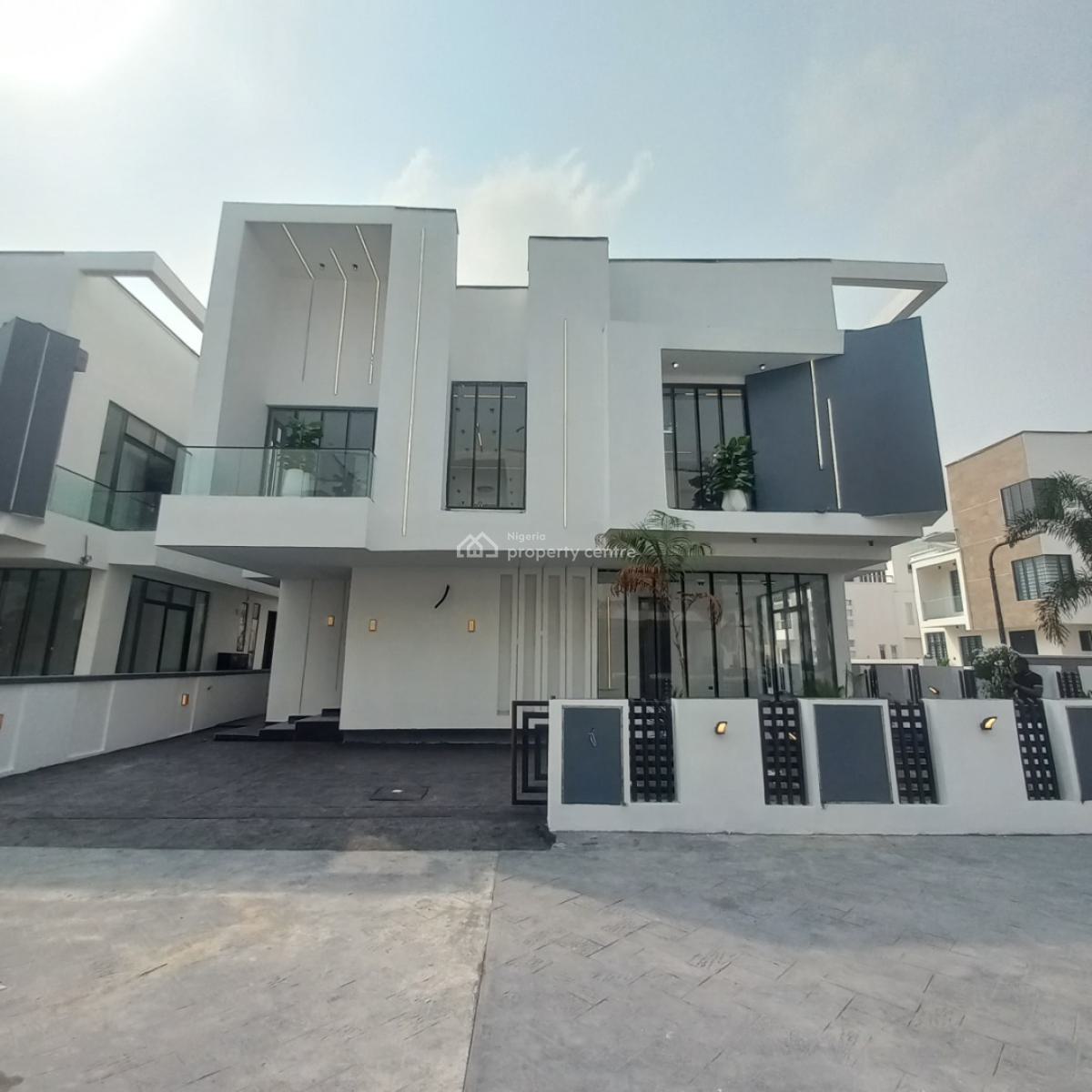 Standard 5 Bedroom Fully Detached Duplex Bq, Chevron, Lekki, Lagos, Detached Duplex for Sale