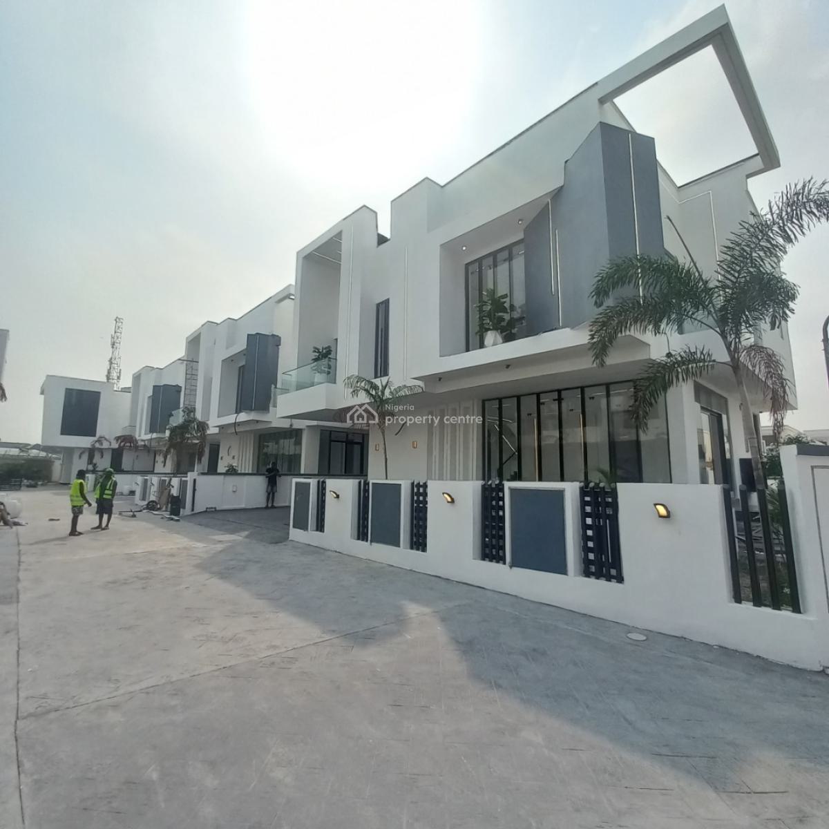 Standard 5 Bedroom Fully Detached Duplex Bq, Chevron, Lekki, Lagos, Detached Duplex for Sale