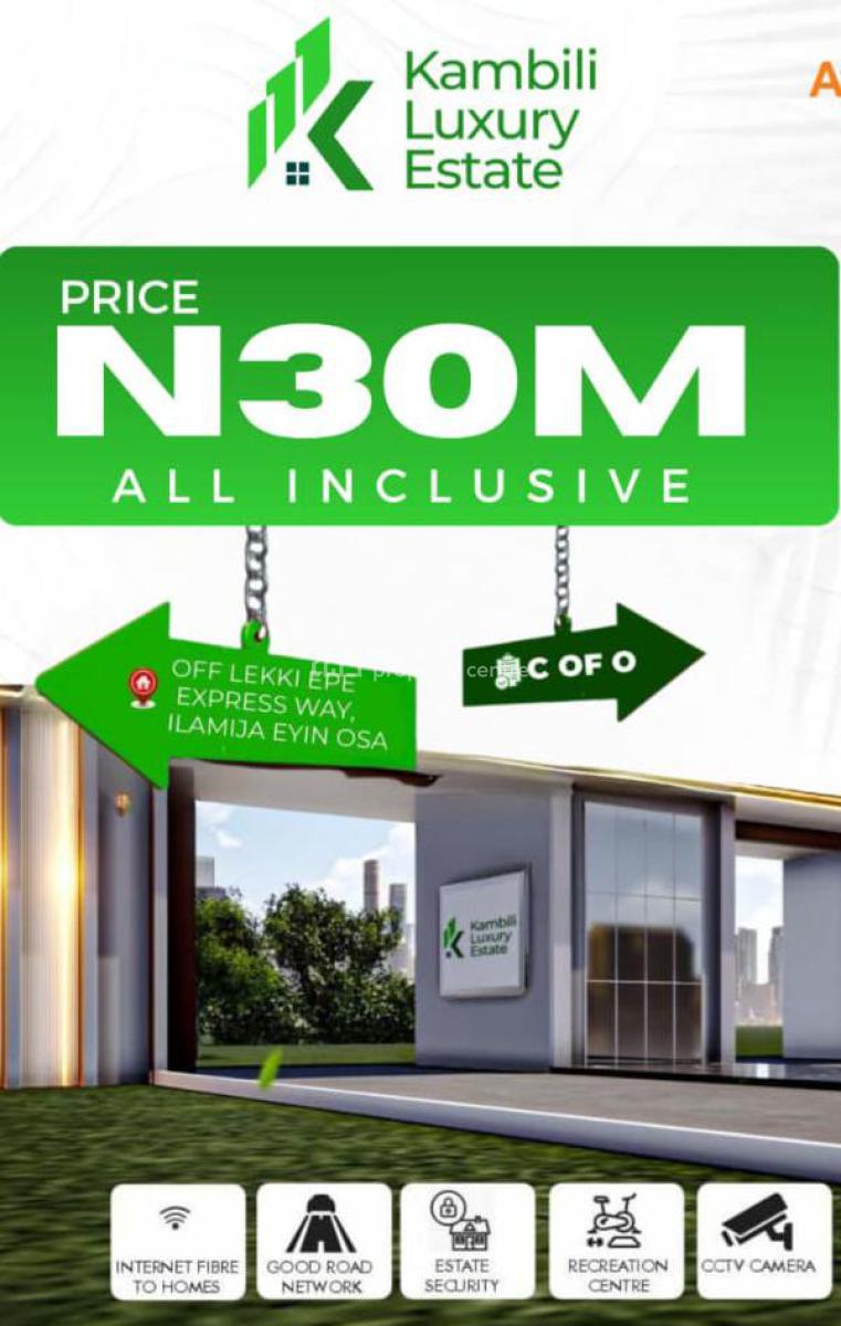 for Comfort, Class, and Long-term Investment Potential, Acquire This., Off Lekki-epe Expressway, Ilamija Eyin Osa., Ilamija, Ibeju Lekki, Lagos, Mixed-use Land for Sale