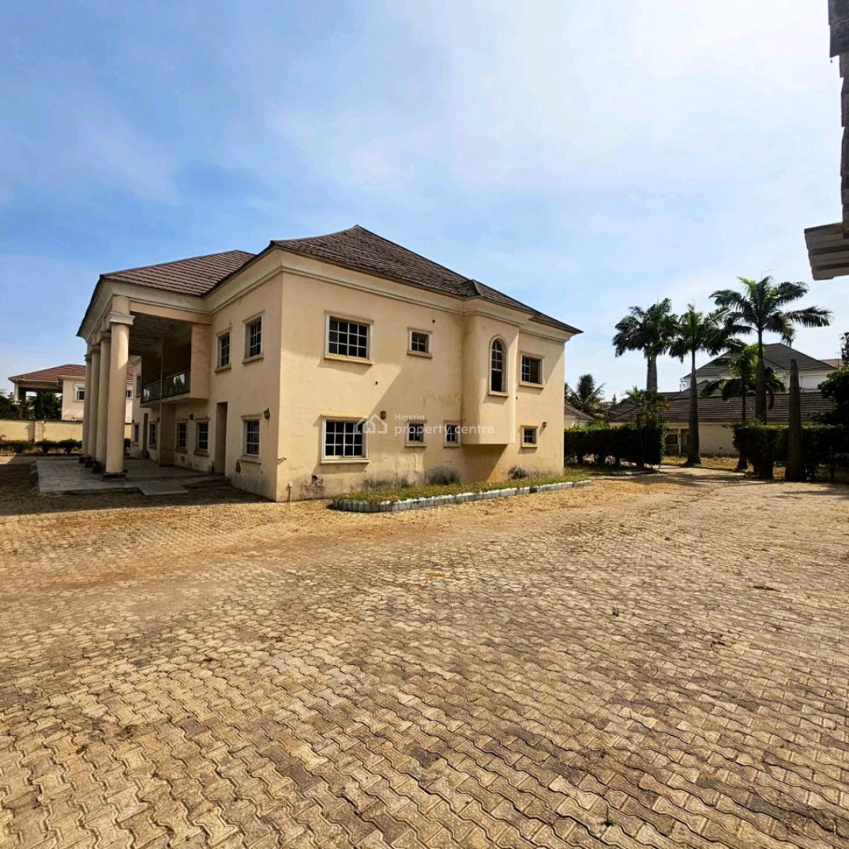 Luxury 8 Bedroom Fully Detached Mansion with 2 Bedroom Guest Chalet, Jabi, Abuja, Detached Duplex for Sale