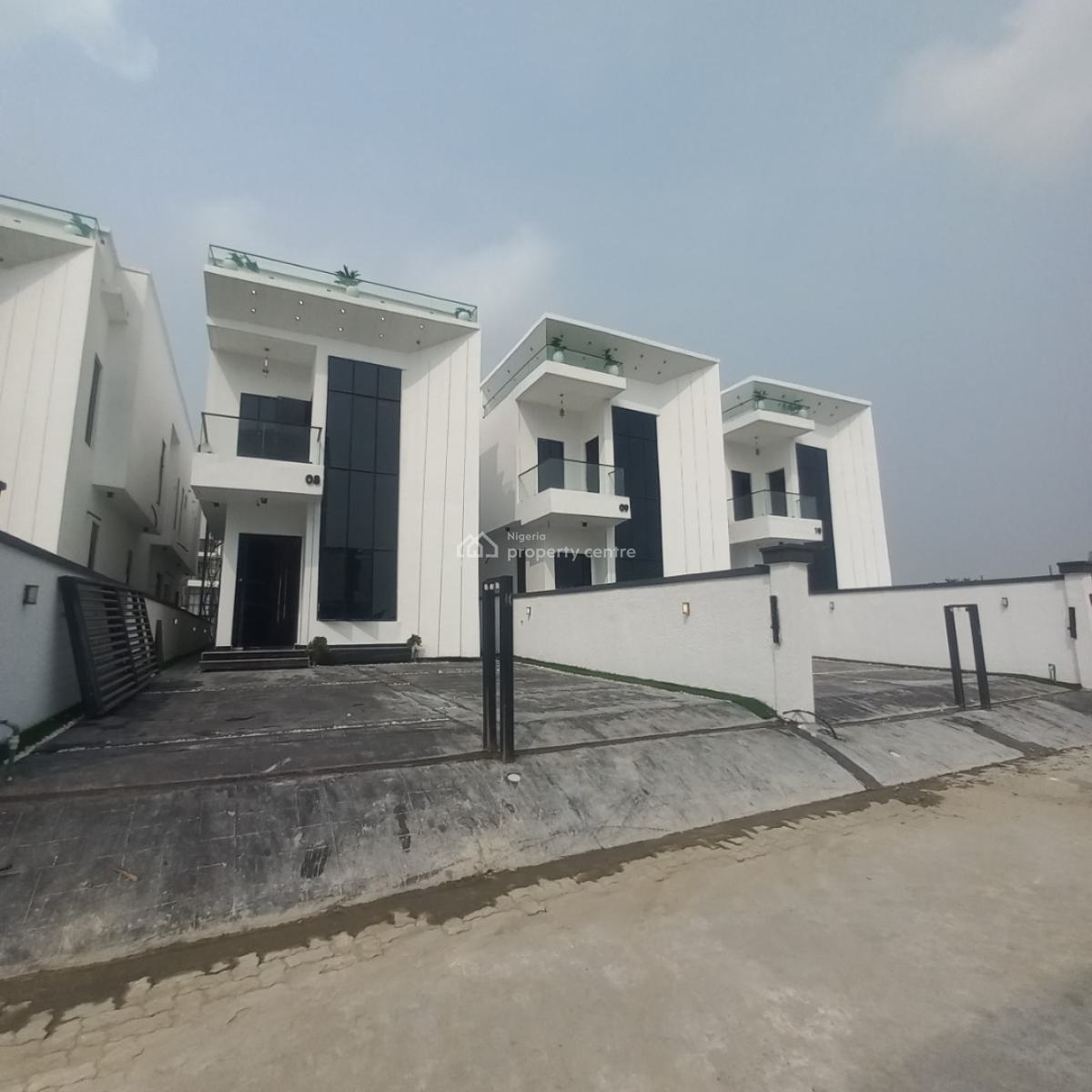 Duplex Beautiful 5 Bedrooms Detached Duplex with Pool and Bq, Chevron, Lekki, Lagos, Detached Duplex for Sale