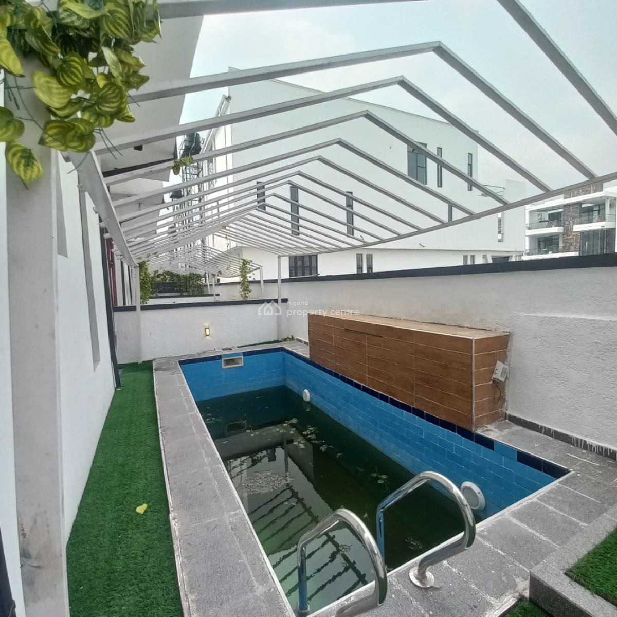 Duplex Beautiful 5 Bedrooms Detached Duplex with Pool and Bq, Chevron, Lekki, Lagos, Detached Duplex for Sale