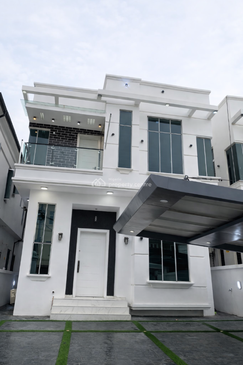 5 Bedrooms Fully Detached Duplex + a Room Bq, Waheed Eletu Way, Osapa, Lekki, Lagos, Detached Duplex for Sale