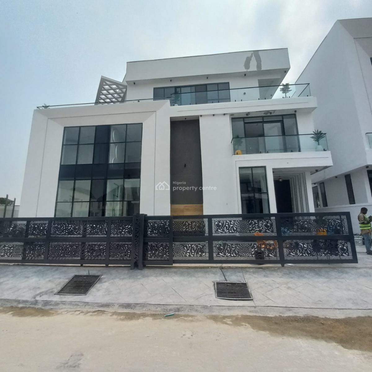 Luxury 5 Bedroom Detached Duplex with Pool and Bq, Chevron, Lekki, Lagos, Detached Duplex for Sale