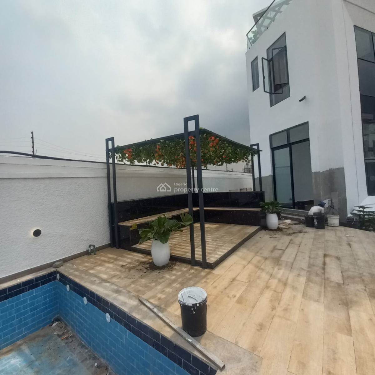 Luxury 5 Bedroom Detached Duplex with Pool and Bq, Chevron, Lekki, Lagos, Detached Duplex for Sale