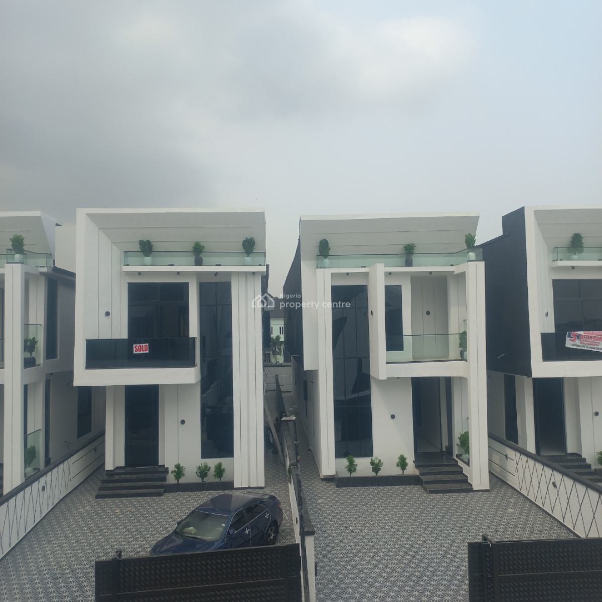 Lovely 5 Bedroom Detached Duplex with Pool and Bq, Chevron, Lekki, Lagos, Detached Duplex for Sale