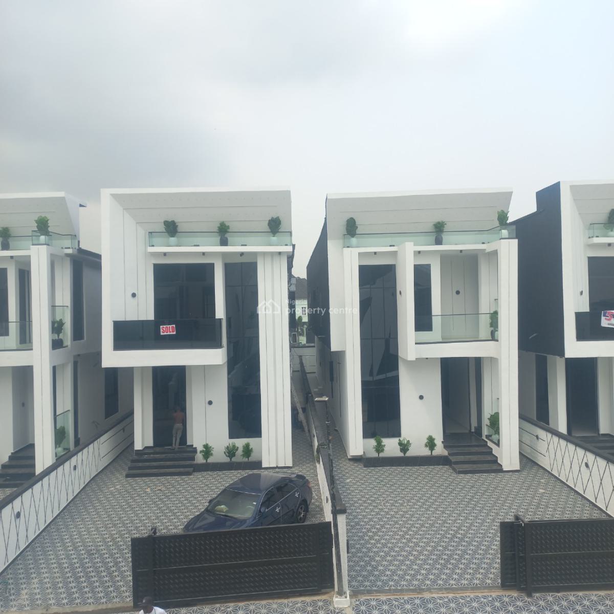 Lovely 5 Bedroom Detached Duplex with Pool and Bq, Chevron, Lekki, Lagos, Detached Duplex for Sale