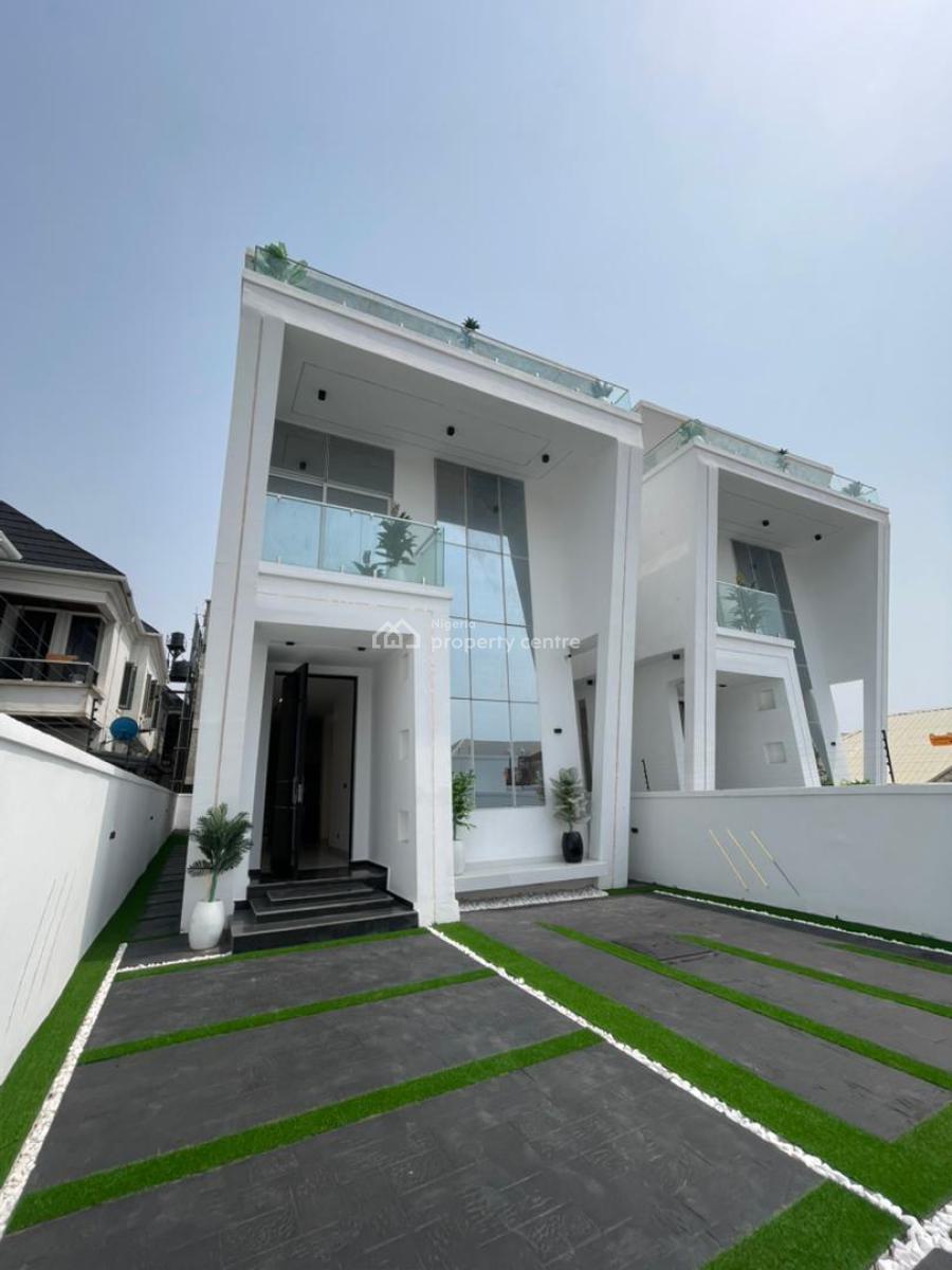 Aesthetically Pleasing 5 Bedroom Detached Duplex with Bq, in a Secured Estate in Ologolo, Lekki, Lagos, Detached Duplex for Sale