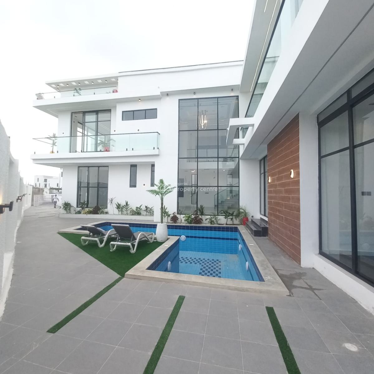 Magnificent 5 Bedroom Detached Duplex with Pool,cinema and Bq, Chevron, Lekki, Lagos, Detached Duplex for Sale