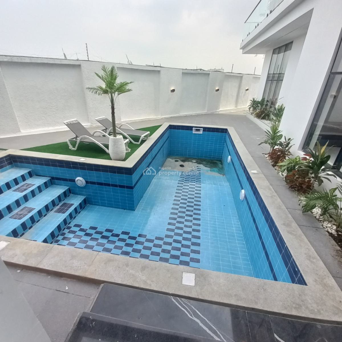 Magnificent 5 Bedroom Detached Duplex with Pool,cinema and Bq, Chevron, Lekki, Lagos, Detached Duplex for Sale