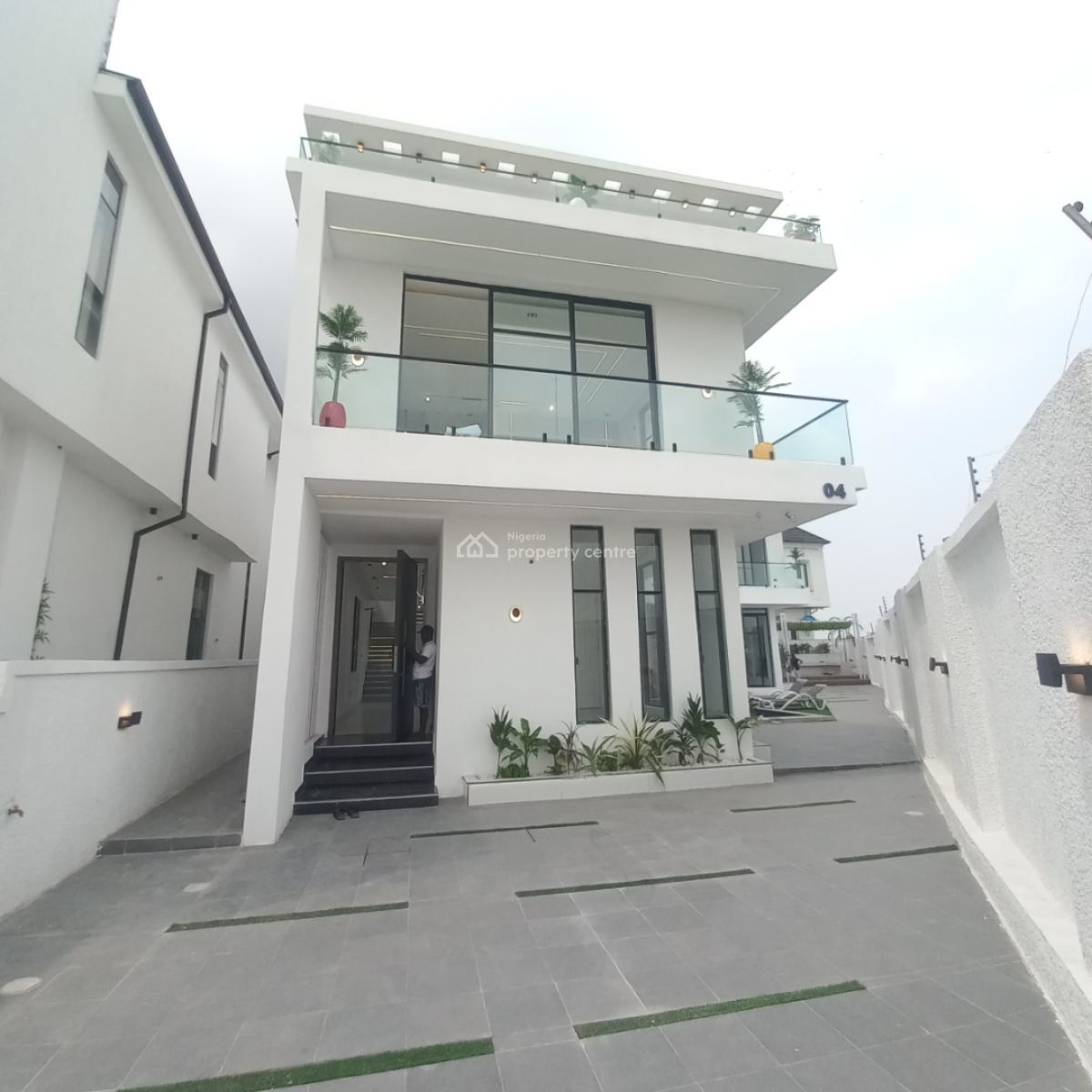 Magnificent 5 Bedroom Detached Duplex with Pool,cinema and Bq, Chevron, Lekki, Lagos, Detached Duplex for Sale