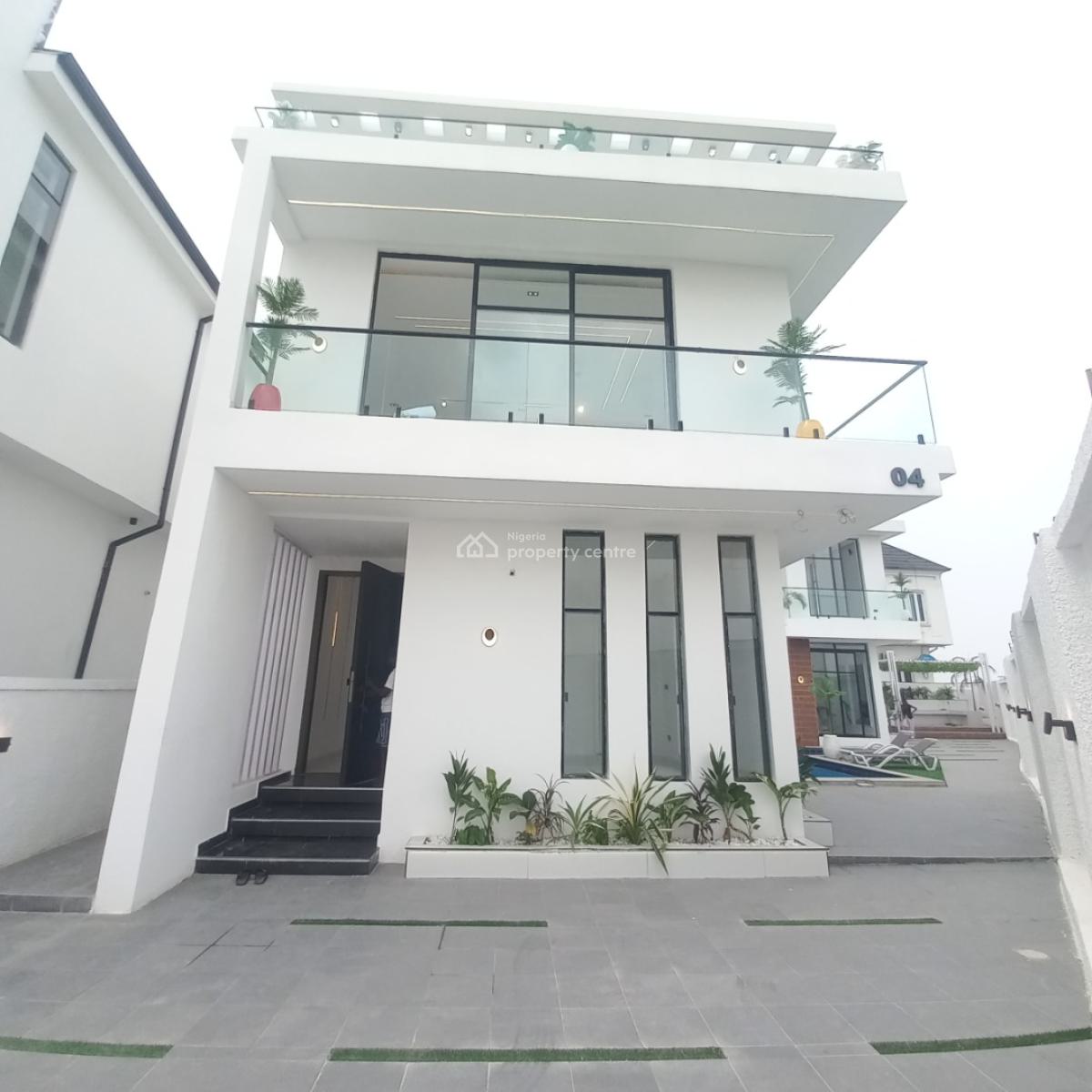 Magnificent 5 Bedroom Detached Duplex with Pool,cinema and Bq, Chevron, Lekki, Lagos, Detached Duplex for Sale