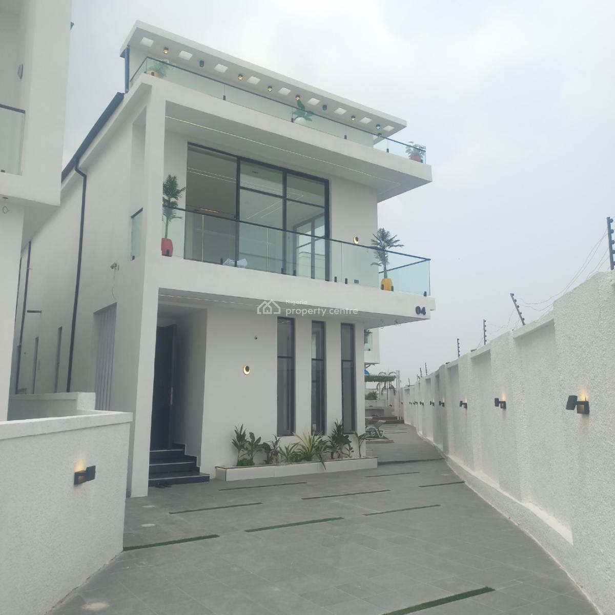 Magnificent 5 Bedroom Detached Duplex with Pool,cinema and Bq, Chevron, Lekki, Lagos, Detached Duplex for Sale