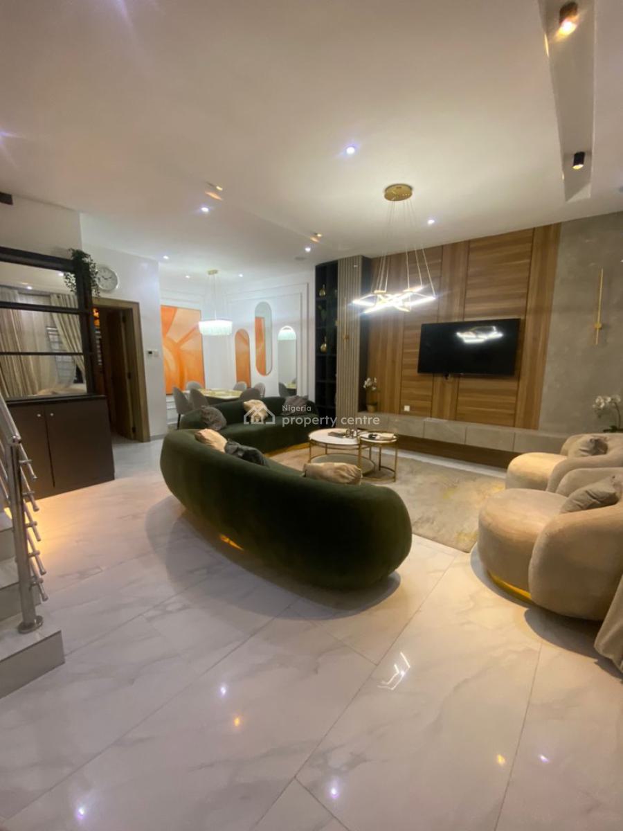 4 Bedroom Fully Furnished Terraced Duplex, Ikate, Lekki, Lagos, Terraced Duplex for Rent