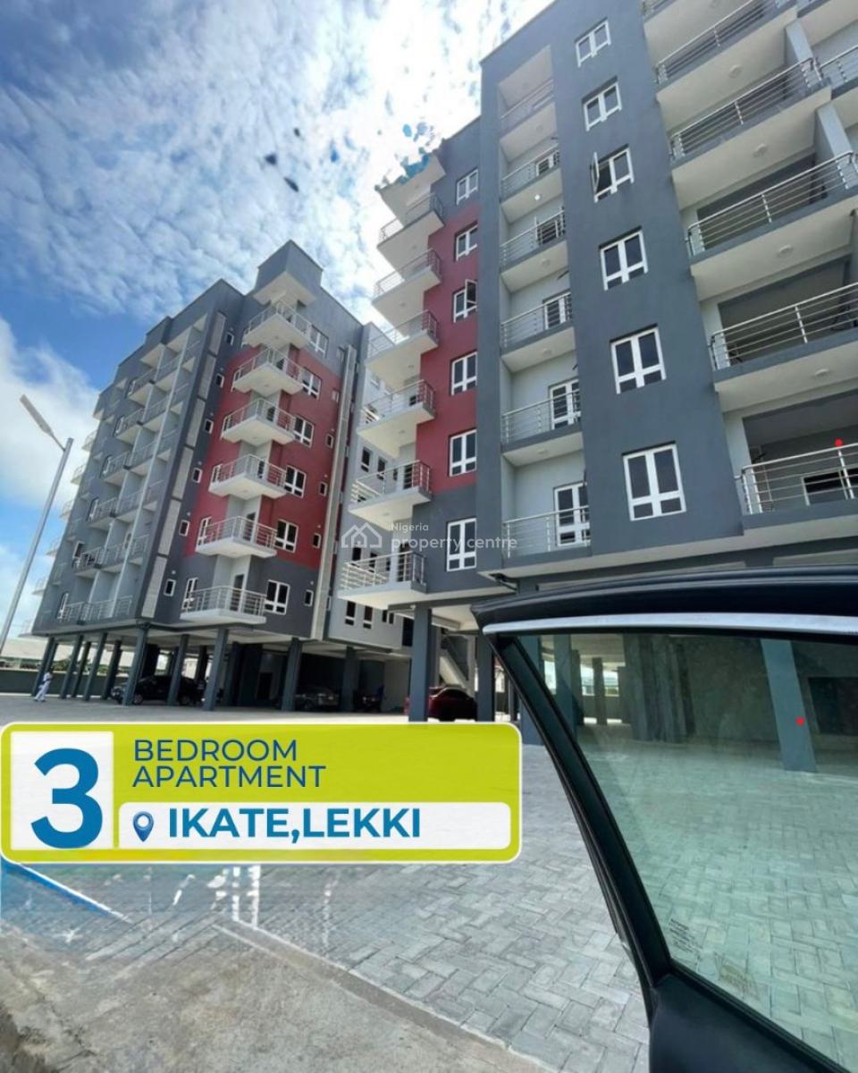 Serviced 3 Bedroom Apartment with En-suite Rooms, Ikate, Lekki, Lagos, House for Rent