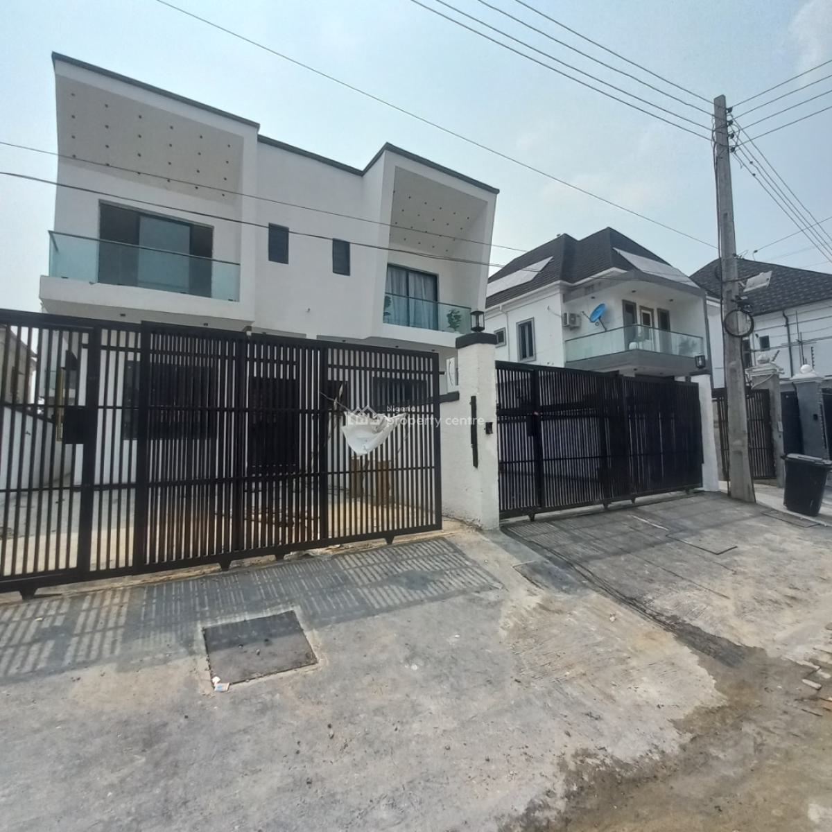 Lovely 4 Bedroom Semi Detached Duplex with Bq, Chevron, Lekki, Lagos, Semi-detached Duplex for Sale