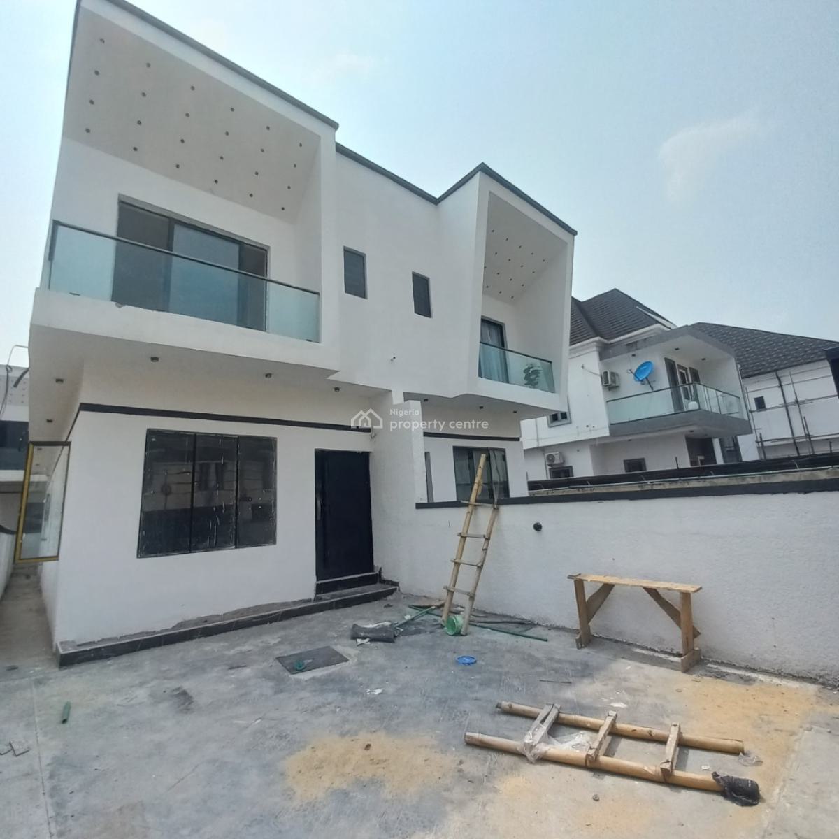 Lovely 4 Bedroom Semi Detached Duplex with Bq, Chevron, Lekki, Lagos, Semi-detached Duplex for Sale
