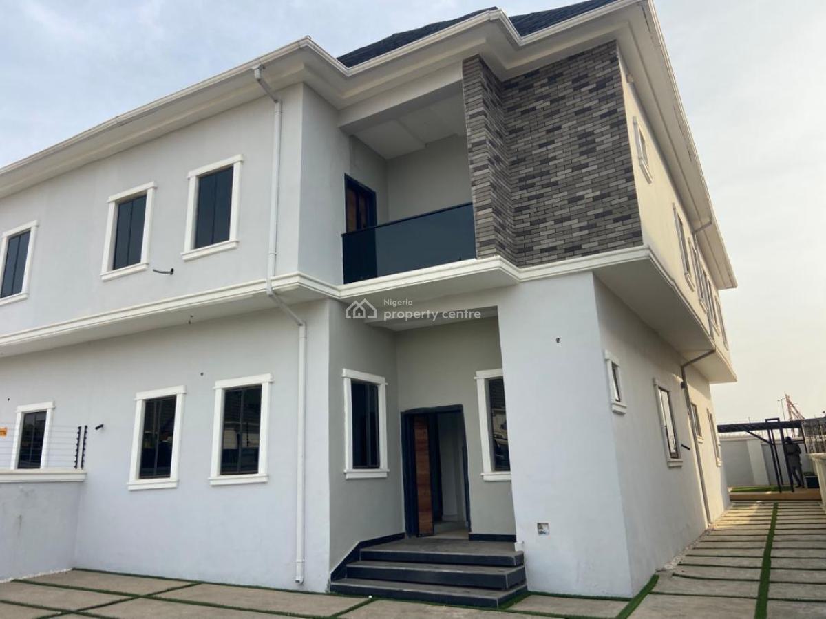 4 Bedrooms Semi Detached, Fully Finished, Semi Furnished Duplex, Efab Queens, Karsana, Abuja, Semi-detached Duplex for Sale