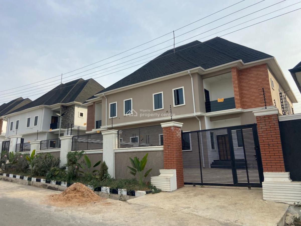 4 Bedrooms Semi Detached, Fully Finished, Semi Furnished Duplex, Efab Queens, Karsana, Abuja, Semi-detached Duplex for Sale