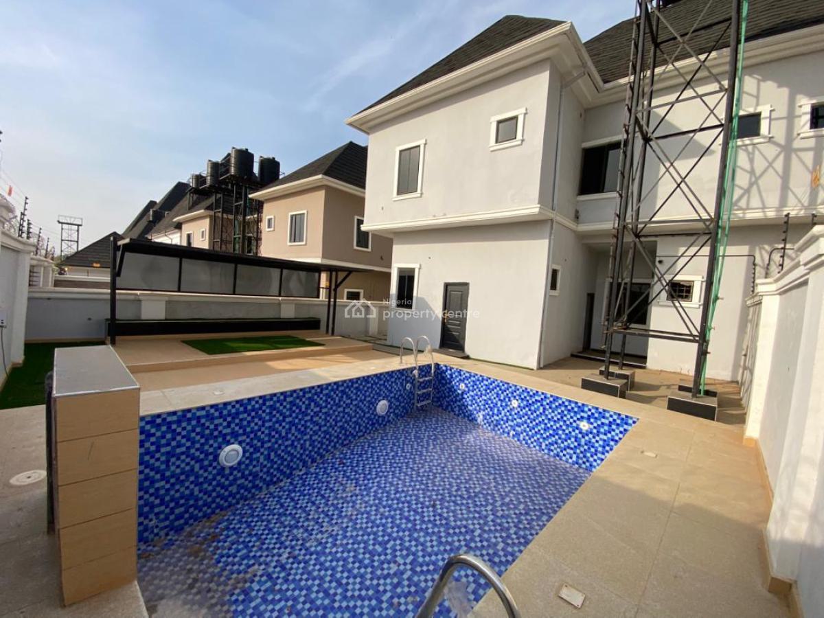 4 Bedrooms Semi Detached, Fully Finished, Semi Furnished Duplex, Efab Queens, Karsana, Abuja, Semi-detached Duplex for Sale