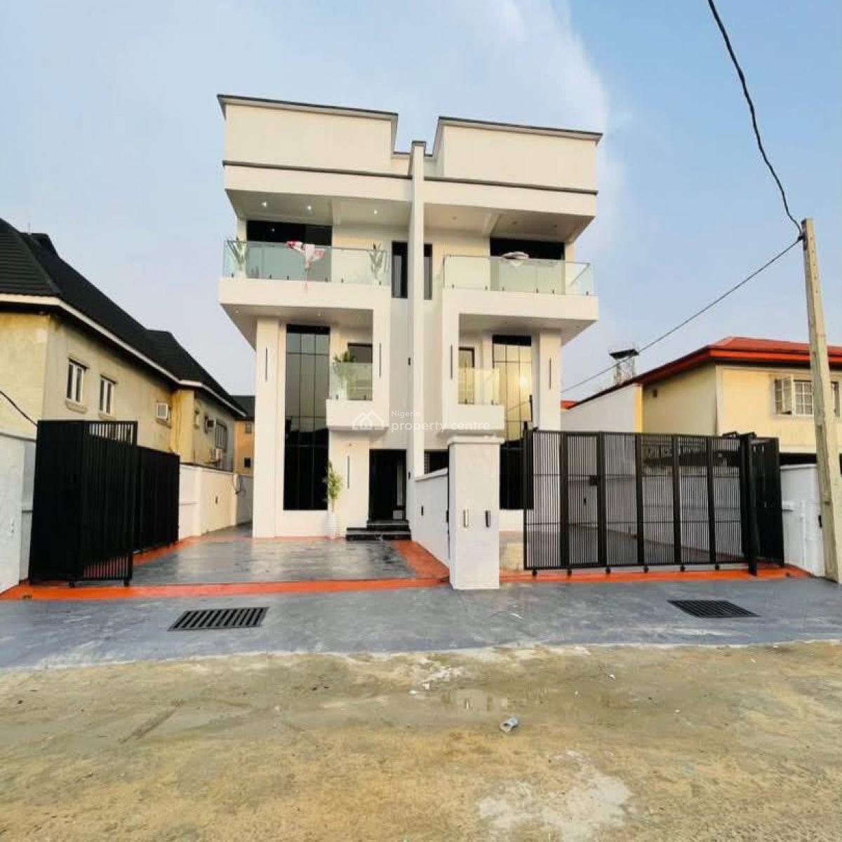 Newly Built 5 Bedrooms Semi Detached Duplex, Adeniyi Jones, Ikeja, Lagos, Semi-detached Duplex for Sale