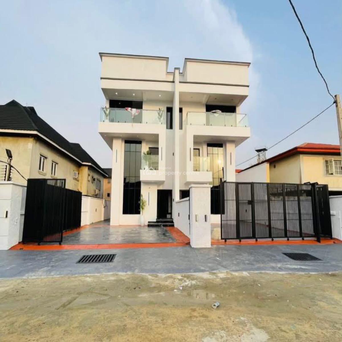 Newly Built 5 Bedrooms Semi Detached Duplex, Adeniyi Jones, Ikeja, Lagos, Semi-detached Duplex for Sale