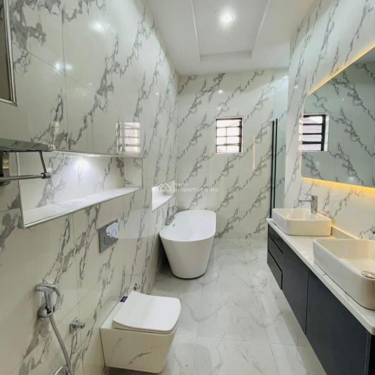 Newly Built 5 Bedrooms Semi Detached Duplex, Adeniyi Jones, Ikeja, Lagos, Semi-detached Duplex for Sale