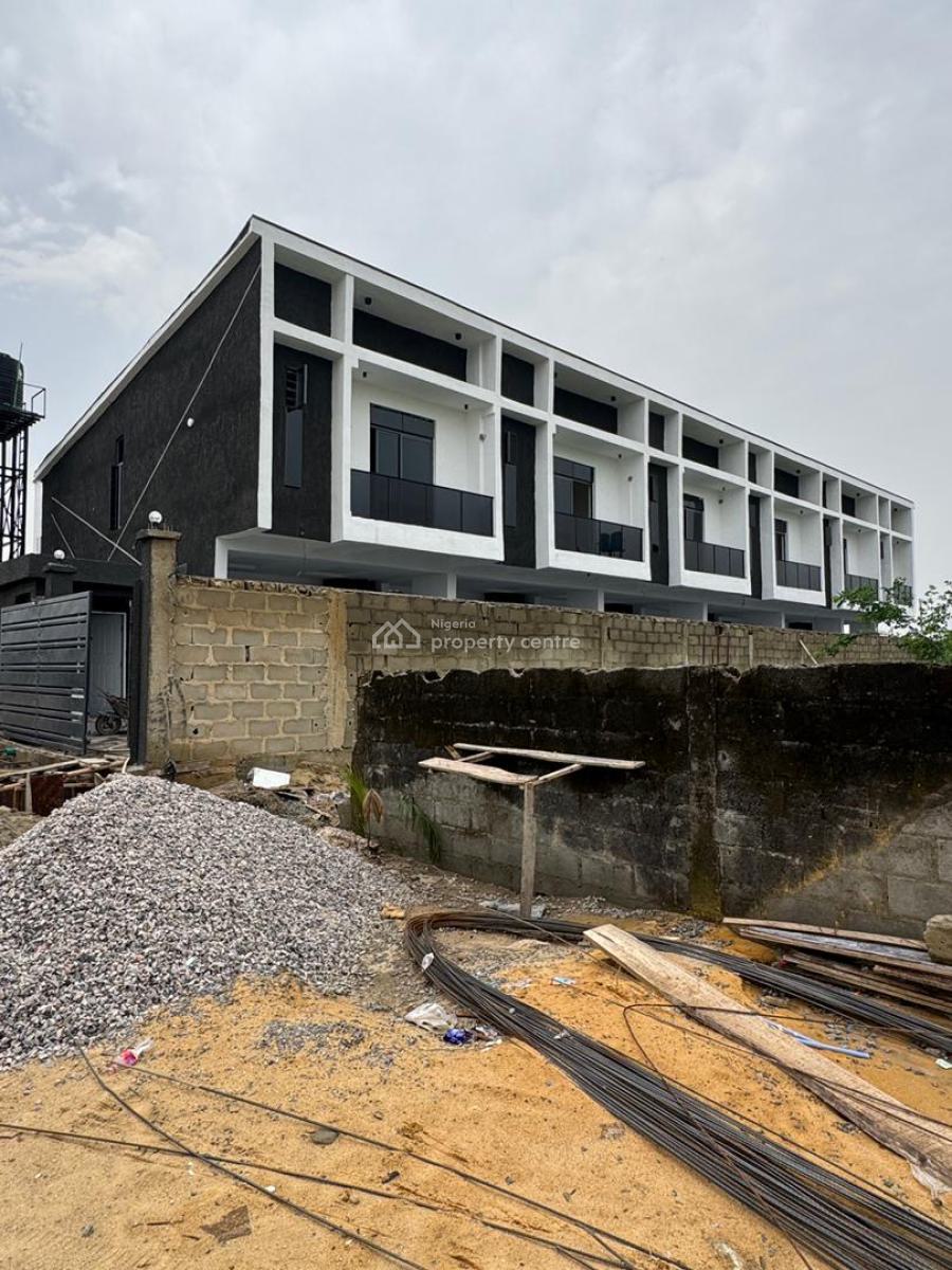 Self Serviced 3 Bedroom Terrace Duplex Solar Inverter and Maid Room, Sangotedo, Ajah, Lagos, Terraced Duplex for Sale