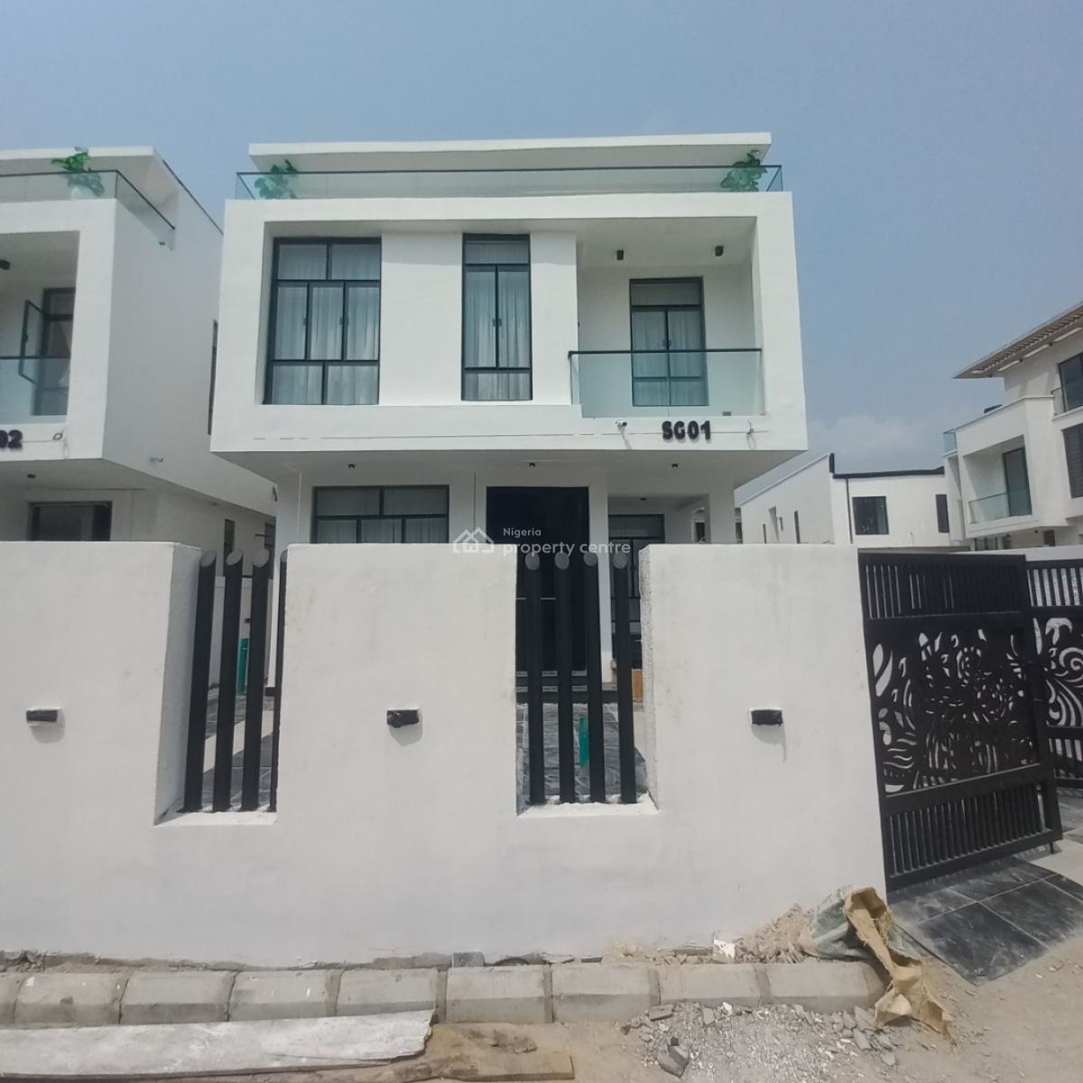 Spacious 4 Bedroom Semi Detached Duplex, Chevron, Lekki, Lagos, Semi-detached Duplex for Sale