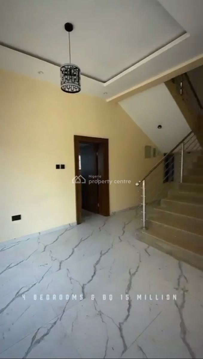 4 Bedroom Terrace Duplex with a Bq, Mabushi, Abuja, Terraced Duplex for Rent