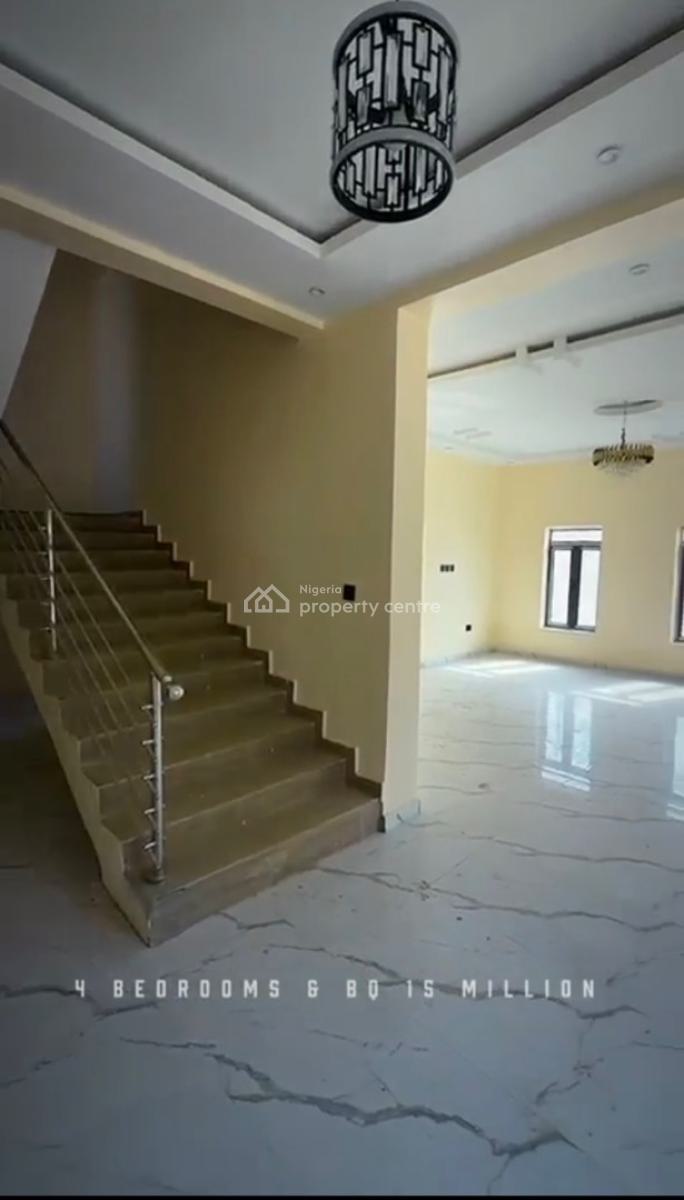 4 Bedroom Terrace Duplex with a Bq, Mabushi, Abuja, Terraced Duplex for Rent
