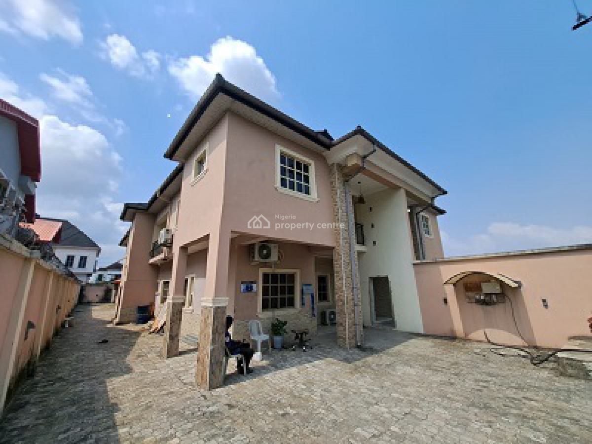 2 Wings of 4 Bedroom Semi Detached House with 1 Room Bq Each, Atlantic Layout Estate, General Paint, Ajah, Lagos, Semi-detached Duplex for Sale
