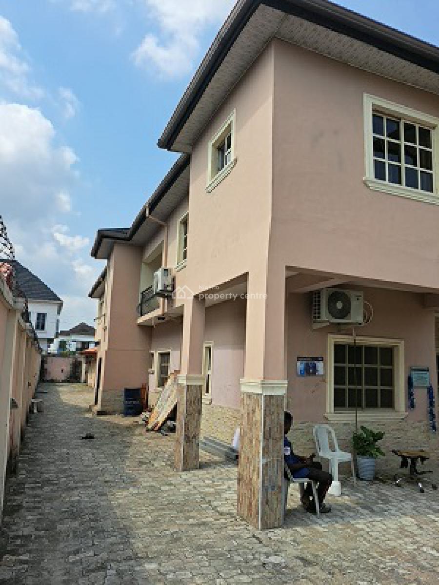 2 Wings of 4 Bedroom Semi Detached House with 1 Room Bq Each, Atlantic Layout Estate, General Paint, Ajah, Lagos, Semi-detached Duplex for Sale