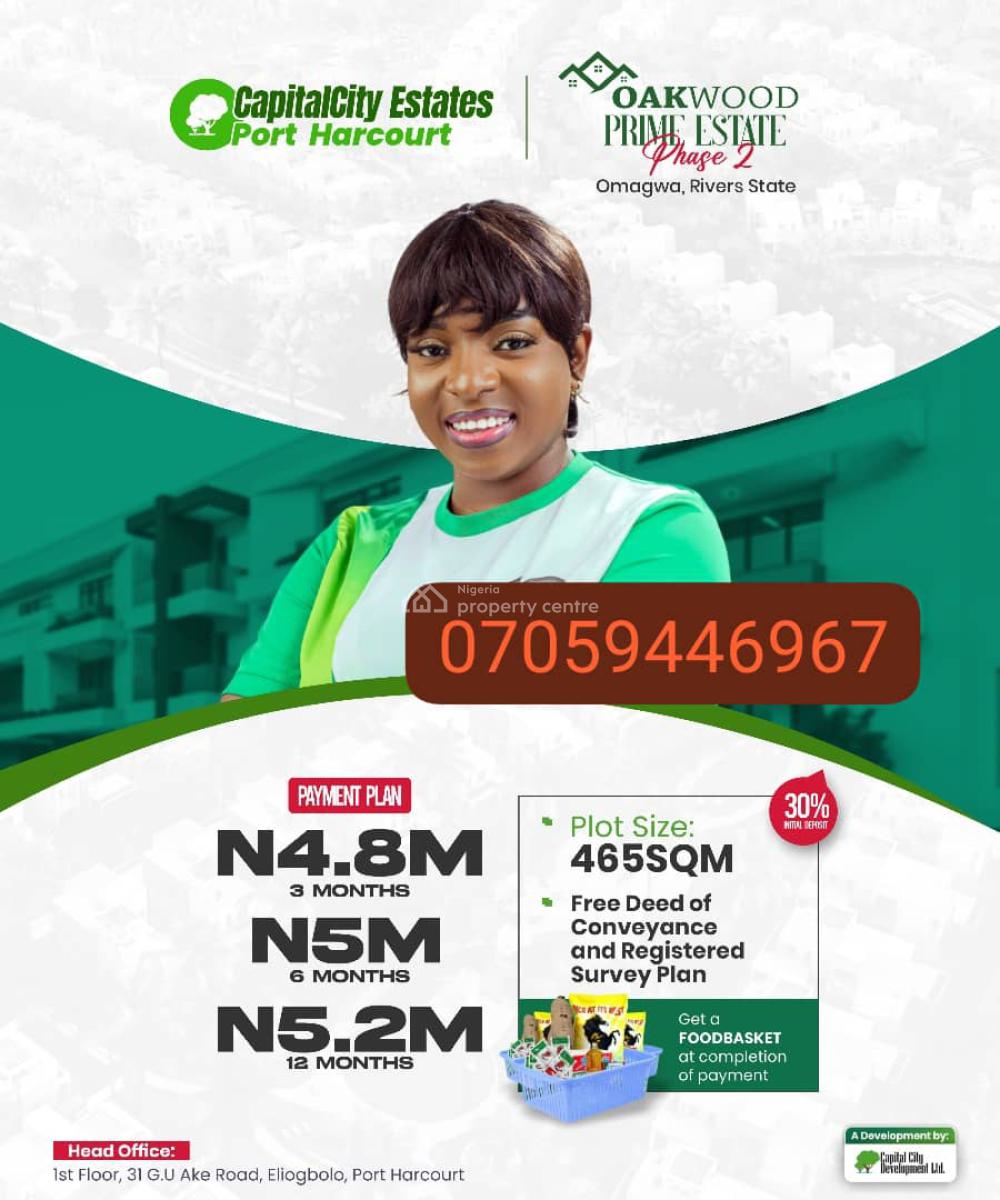 Plots of Affordable Land, Omagwa, Ikwerre, Rivers, Mixed-use Land for Sale