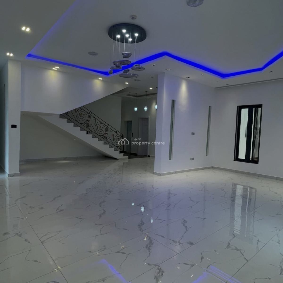Luxurious  7 Bedroom Duplex with 2 Bq, Pool, Elevator, Cinema, Pinnock Beach Estate, Osapa, Lekki, Lagos, Detached Duplex for Sale