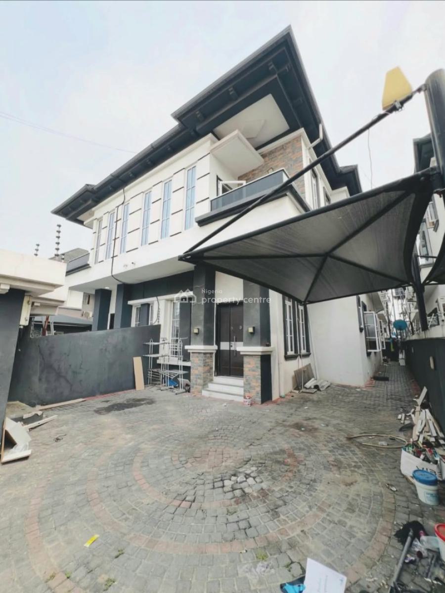 Spacious 4 Bedroom Semi Detached Duplex with Bq, Osapa, Lekki, Lagos, Semi-detached Duplex for Rent