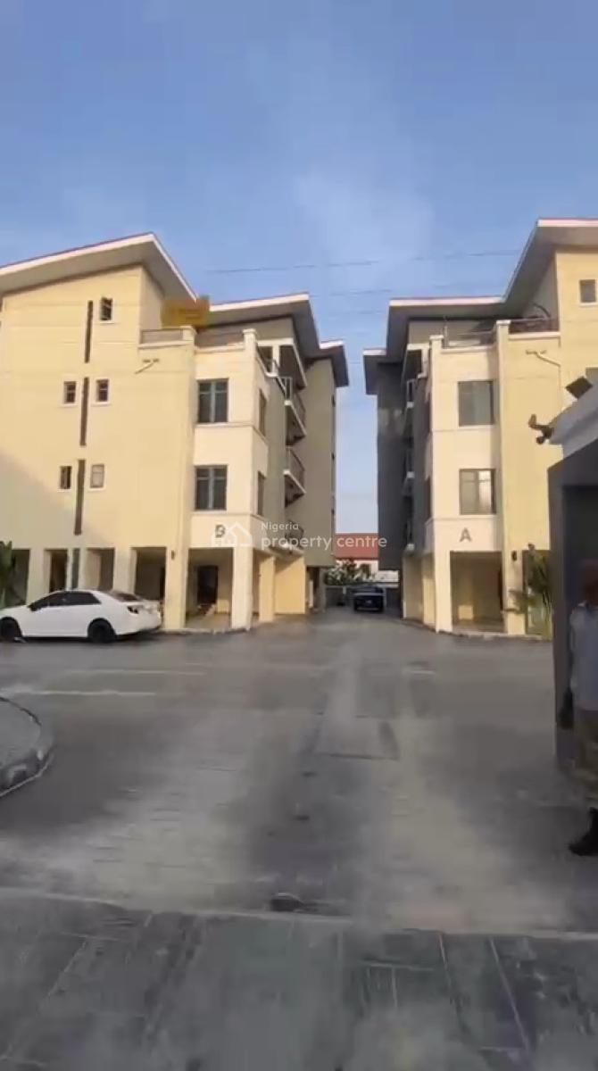 Fully Serviced 3 Bedroom Flat Ensuit with Wi-fi, Lounge, New Road Opposite Chevron, Lekki, Lagos, Flat / Apartment for Rent