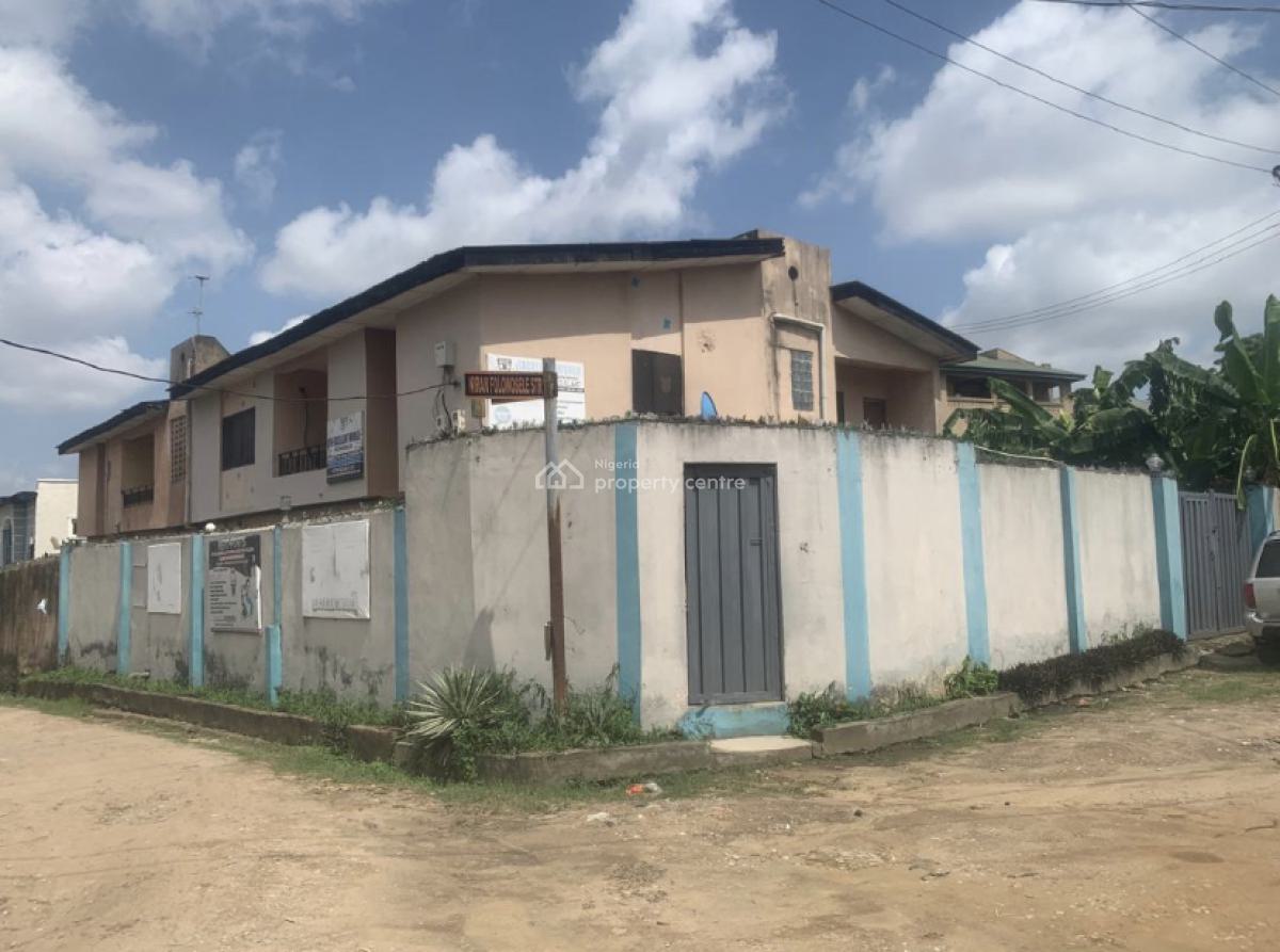 Corner Piece Block of 4 Nos 3 Bedroom with Mini Flat Bq, Niran Folowosel, Oke Afa, Isolo, Lagos, Block of Flats for Sale