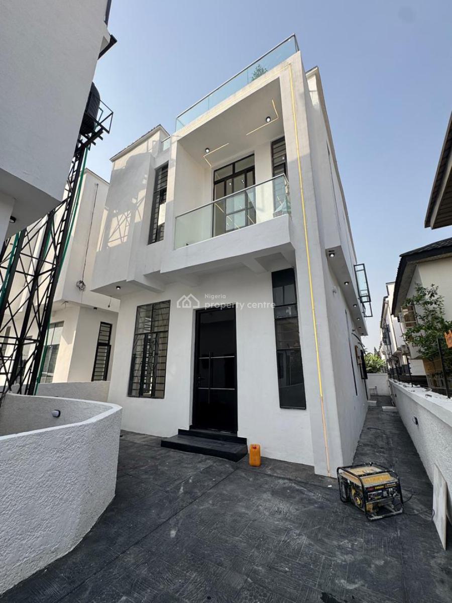 Self Serviced 4 Bedroom Detached Duplex with a Driveway for 4 Cars, Sangotedo, Ajah, Lagos, Detached Duplex for Sale