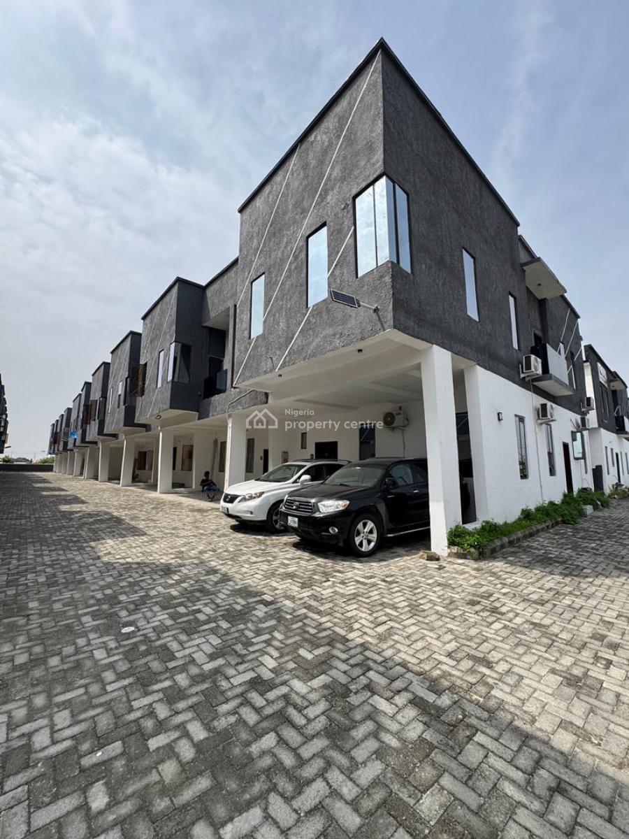 Serviced Massive 4 Bedrooms Terraced Duplex, Sangotedo, Ajah, Lagos, Terraced Duplex for Sale