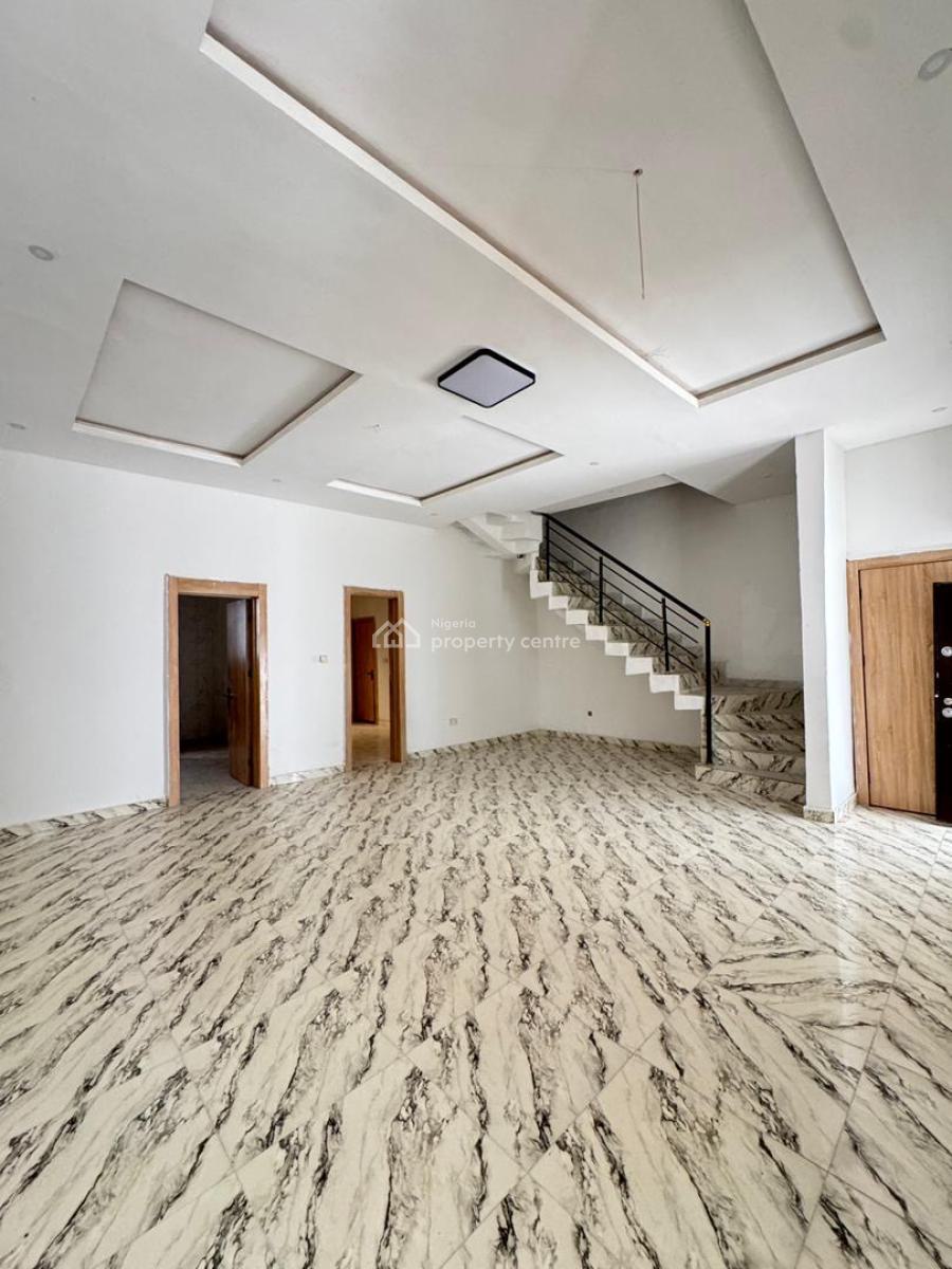 Serviced Massive 4 Bedrooms Terraced Duplex, Sangotedo, Ajah, Lagos, Terraced Duplex for Sale