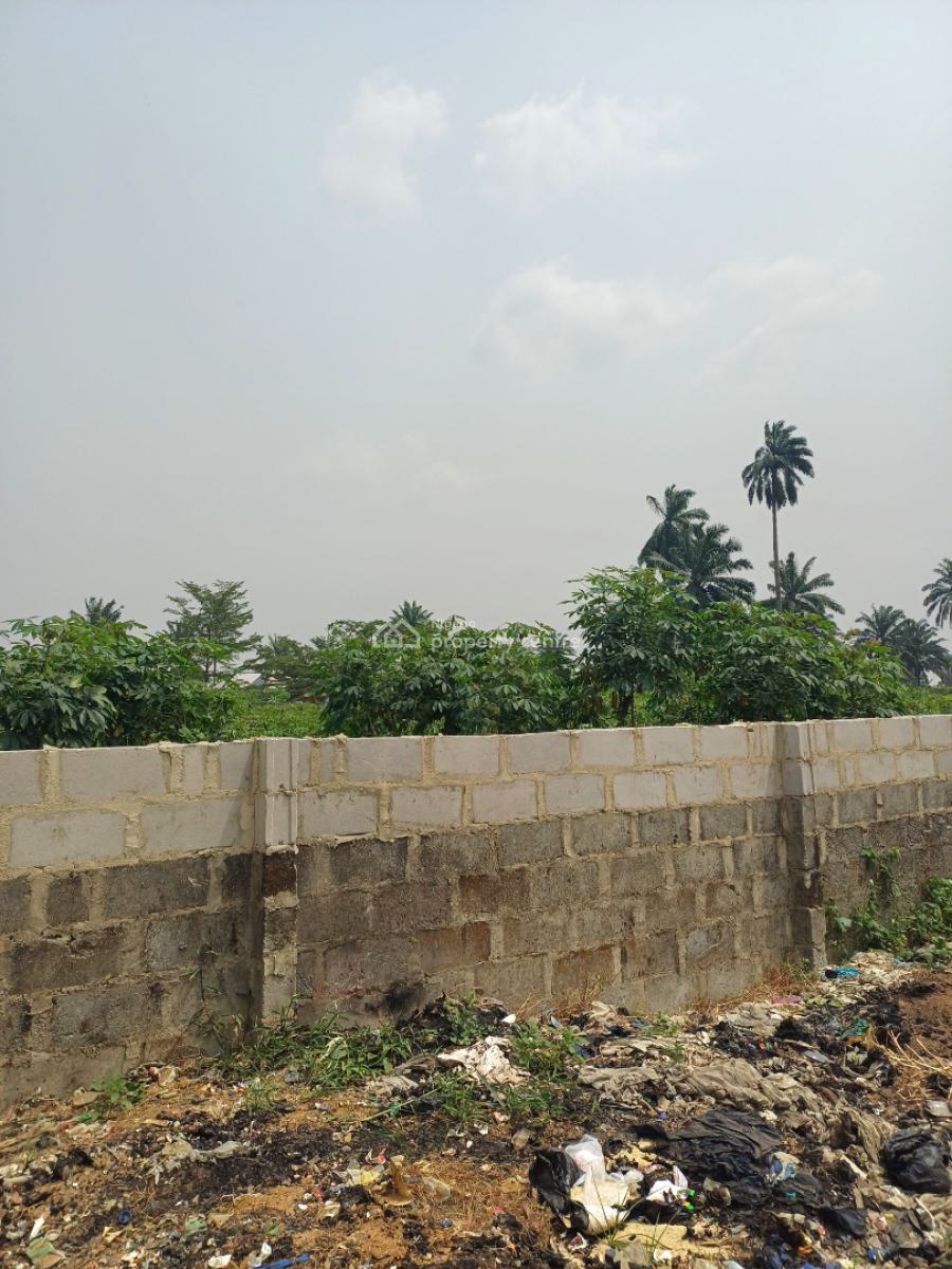 Fenced 8 Plots of Land, Obirikwere Airport Road, Port Harcourt, Rivers, Mixed-use Land for Sale