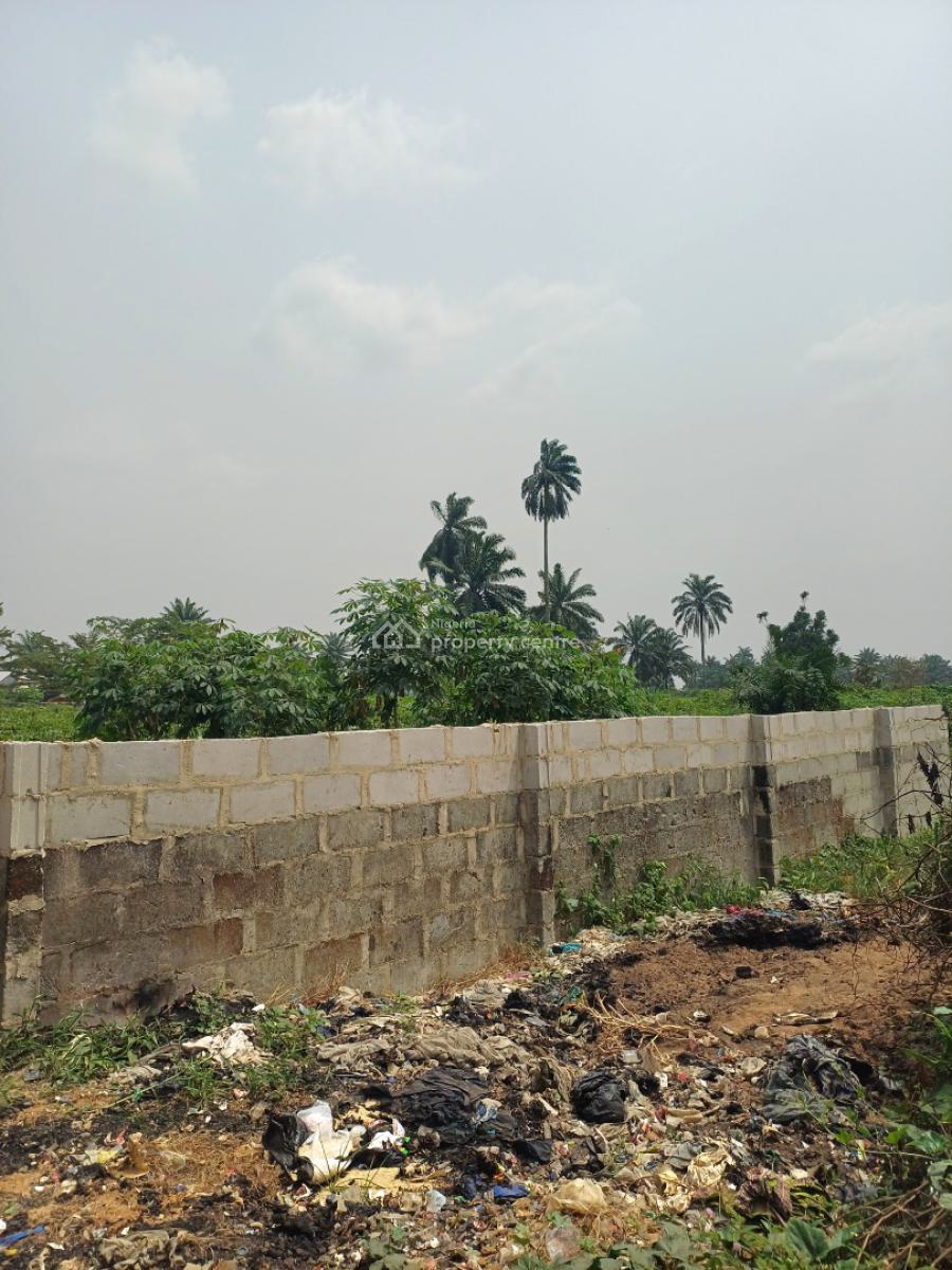 Fenced 8 Plots of Land, Obirikwere Airport Road, Port Harcourt, Rivers, Mixed-use Land for Sale