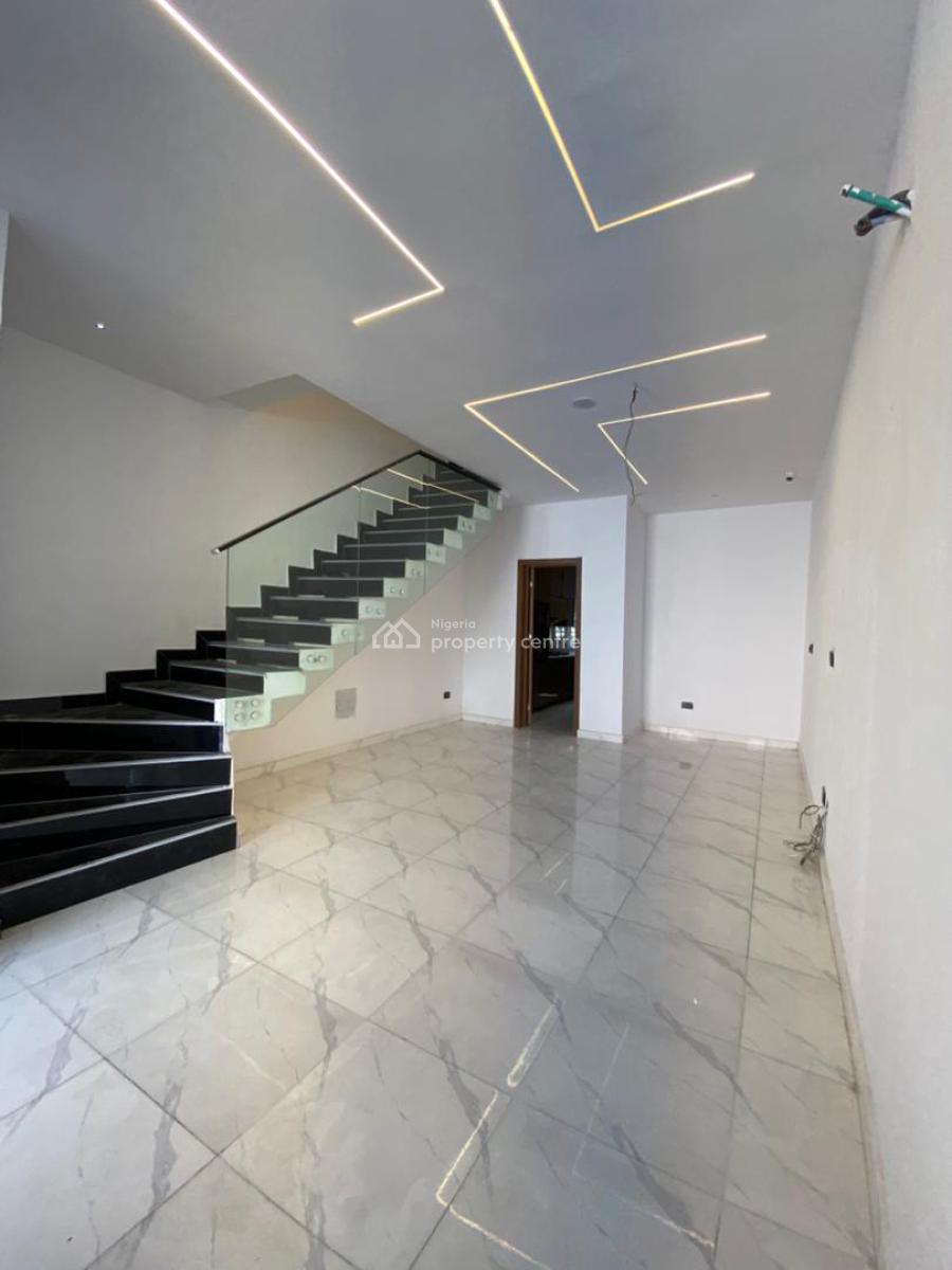 Brand New 4 Bedroom Terrace Duplex with a Bq in Secure Estate, Mobil Road, Lekki Scheme 2, Ajah, Lagos, Terraced Duplex for Sale