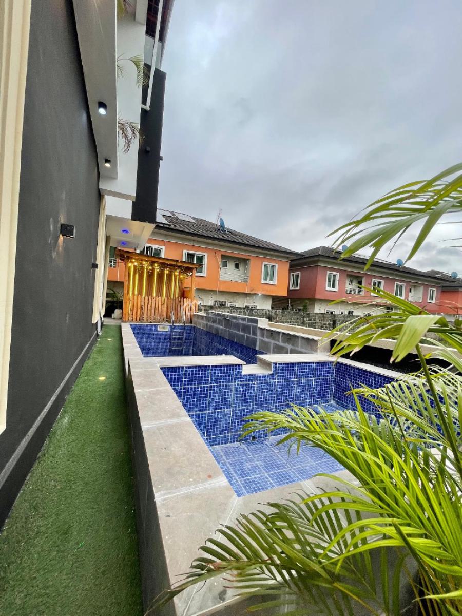 6 Bedroom Detached Duplex Mansion with Cinema ,games Room,open Terrace, Ikate, Lekki, Lagos, Terraced Duplex for Sale