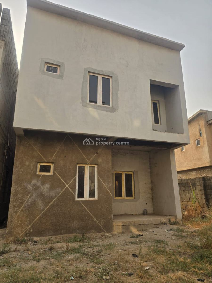 2 Units of Luxurious 4-bedroom Duplex, By Turkish Hospital, Karmo, Abuja, Terraced Duplex for Sale