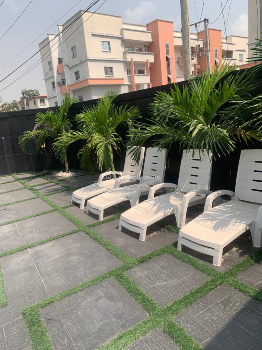 Family 4 Bedroom Terrace with a Swimming Pool, Gym, Kids Play Area & Bq, Ikate, Lekki, Lagos, Terraced Duplex for Sale