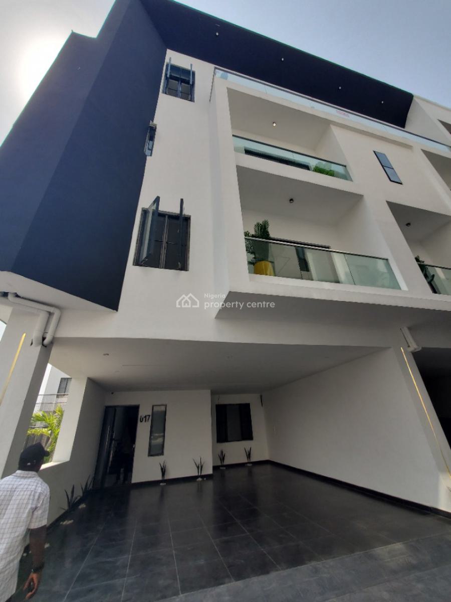 Family 4 Bedroom Terrace with a Swimmingpool, Gym, Kids Play Area & Bq, Ikate, Lekki, Lagos, Terraced Duplex for Sale