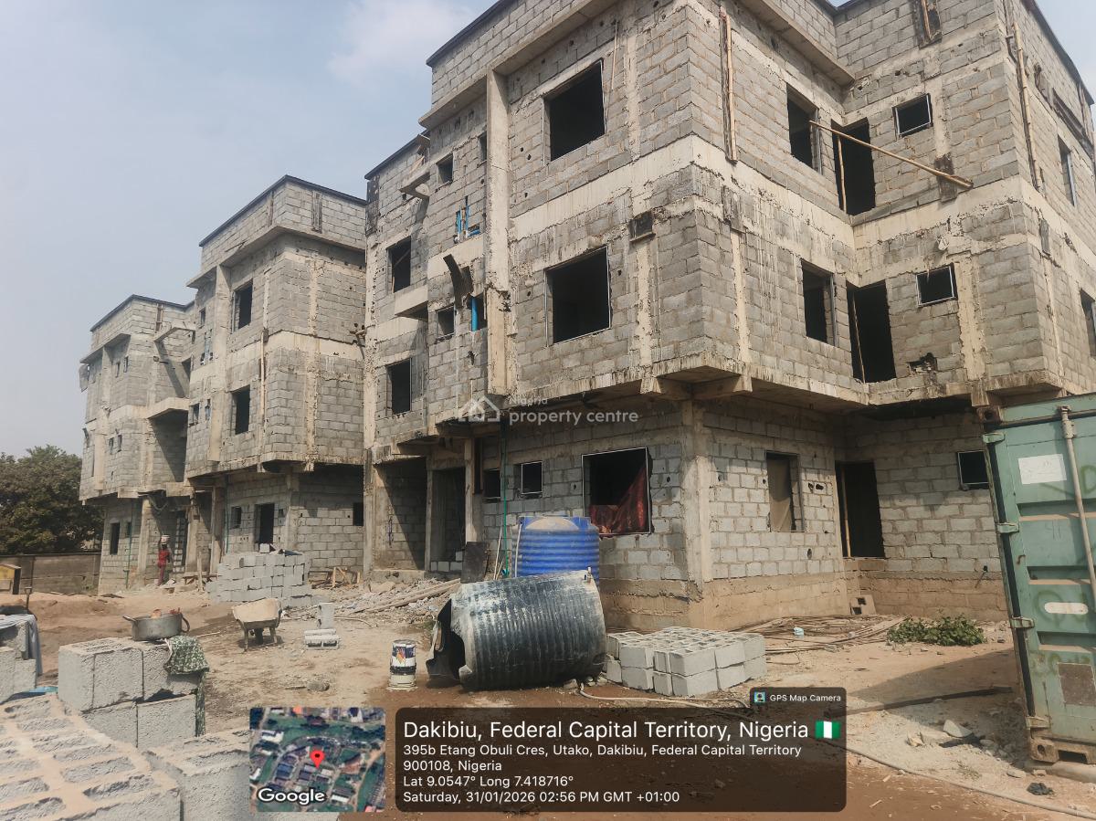 9 Units Three Bedroom Flats, Dakibiyu, Abuja, Flat / Apartment for Sale